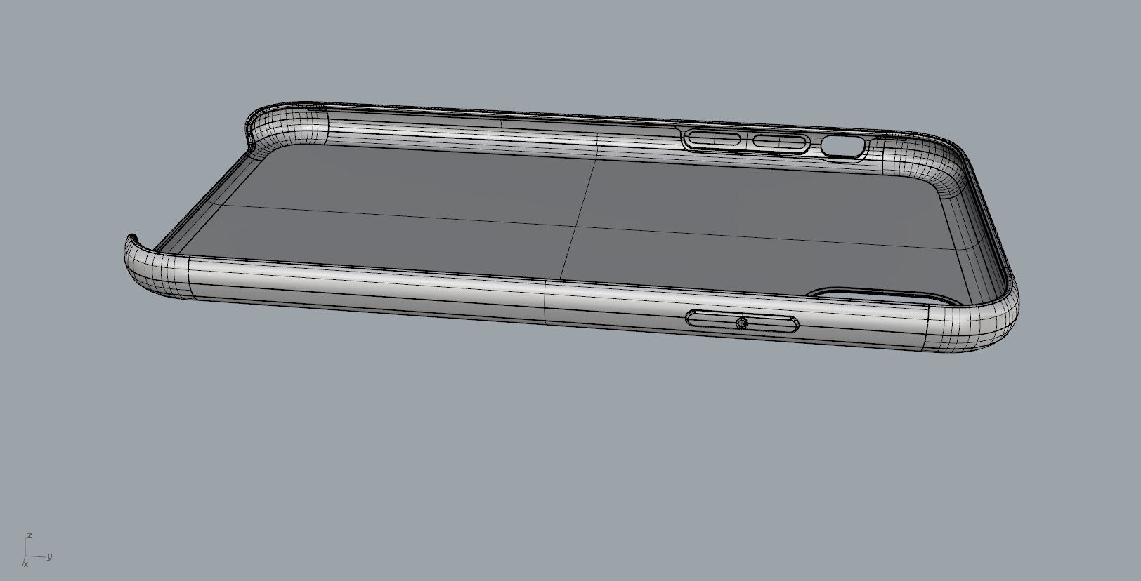 Iphone X Official original liquid silicone case 3d model 3D print model_15