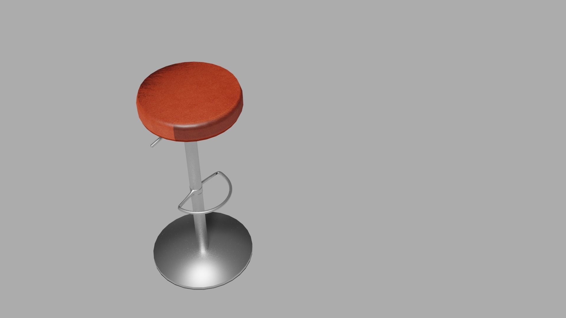 Bar chair Free 3D model_1
