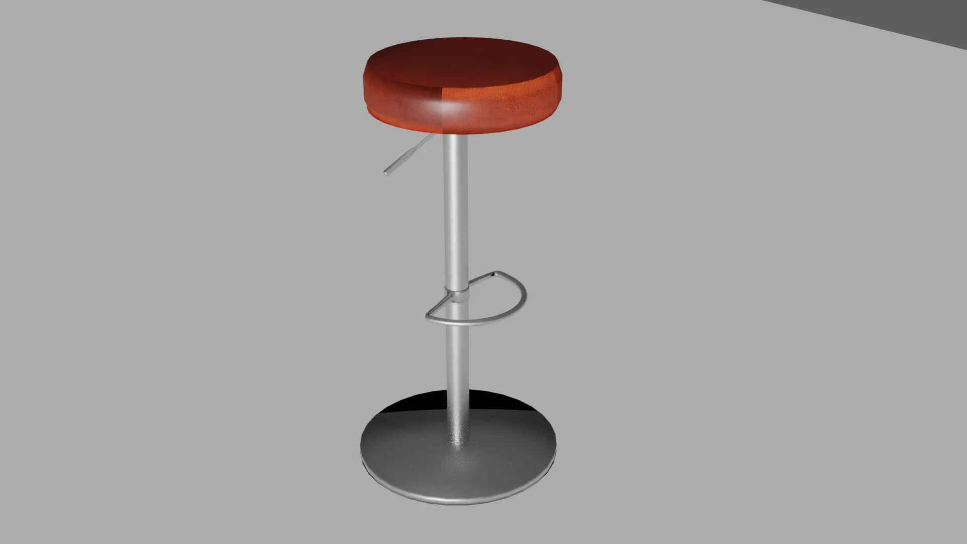 Bar chair Free 3D model_0