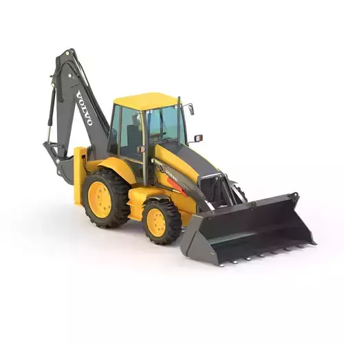 Backhoe Loader 3D model