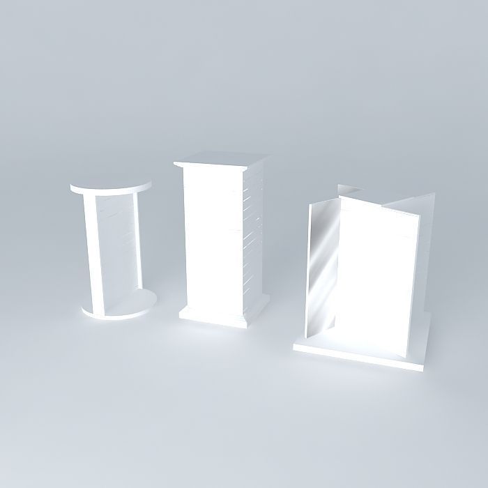 13 exhibitors Free 3D model_1