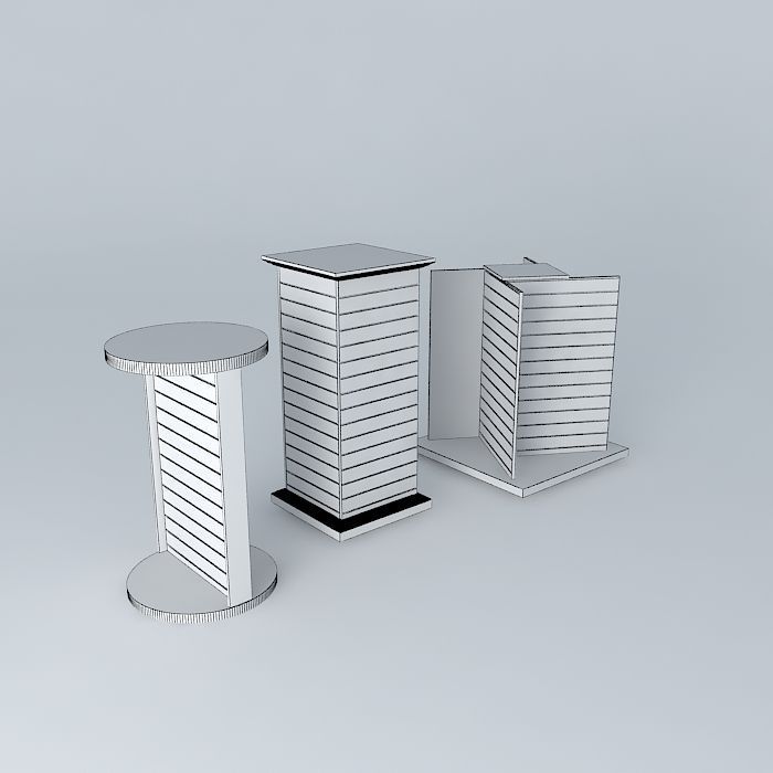 13 exhibitors Free 3D model_4