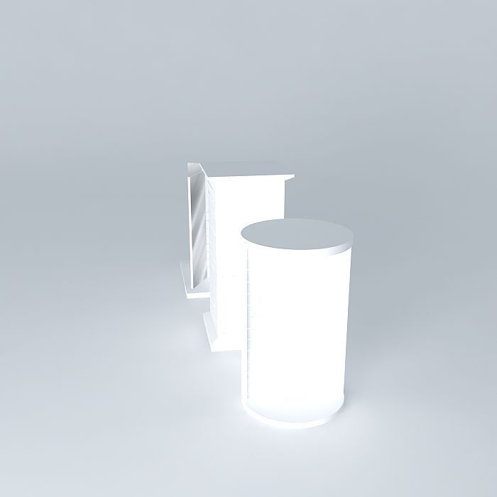 13 exhibitors Free 3D model_2