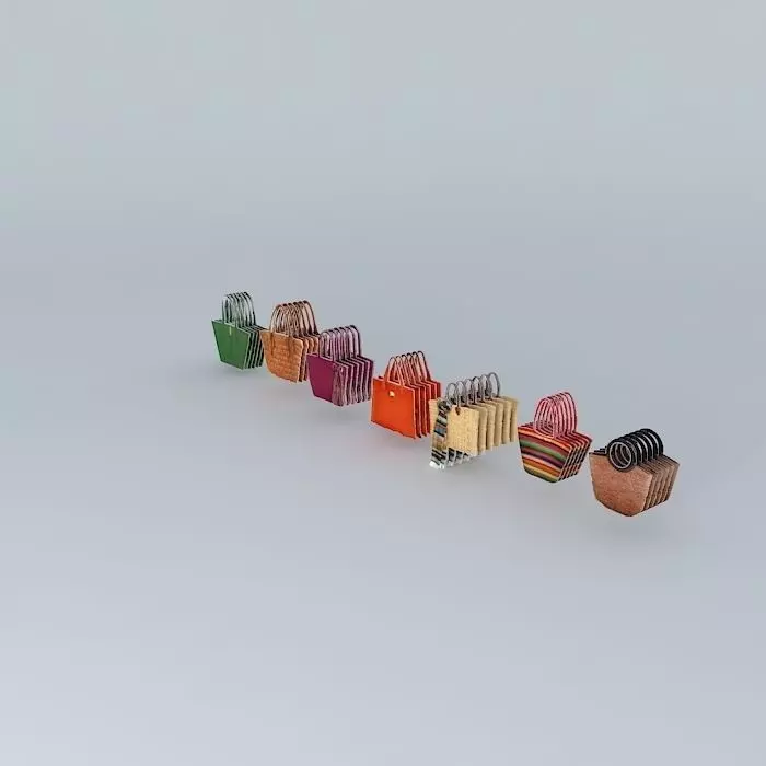 Beach bag Free 3D model