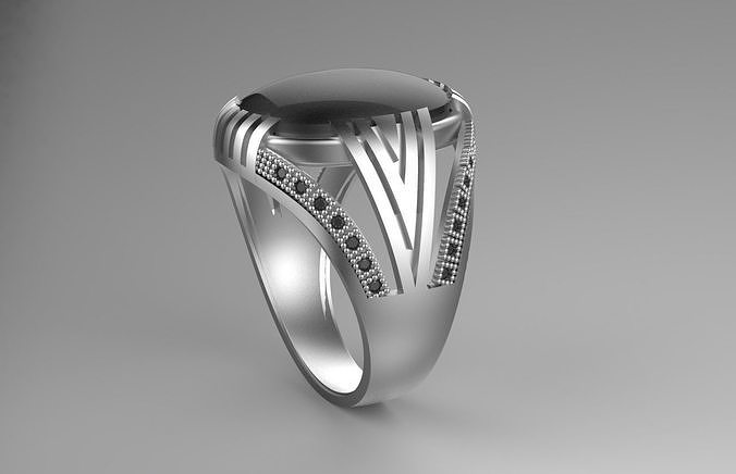Gentleman Ring 3D print model