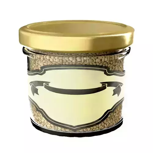 Easy Editable Glass Jar - Cam Kavanoz Free 3D model