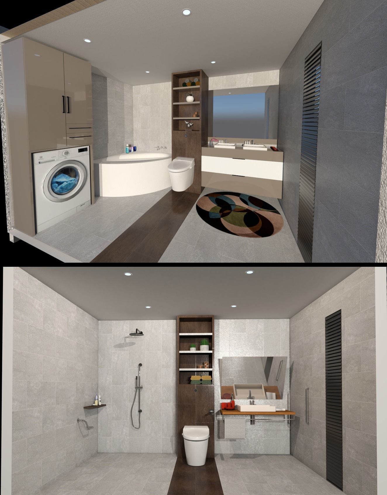 mobile home tiny house vacation house on 35 3dmodel Low-poly 3D model_10