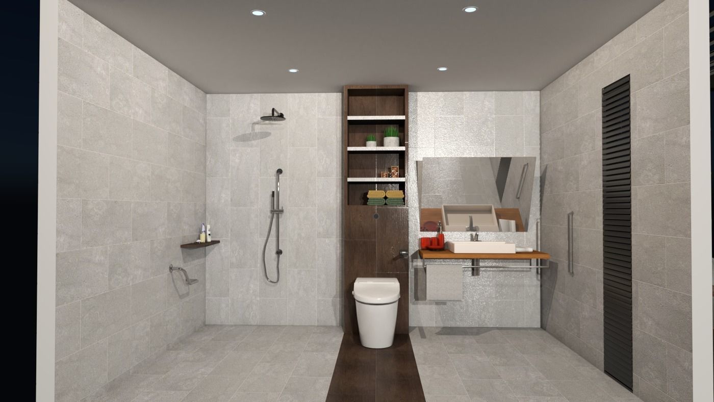 mobile home tiny house vacation house on 35 3dmodel Low-poly 3D model_13