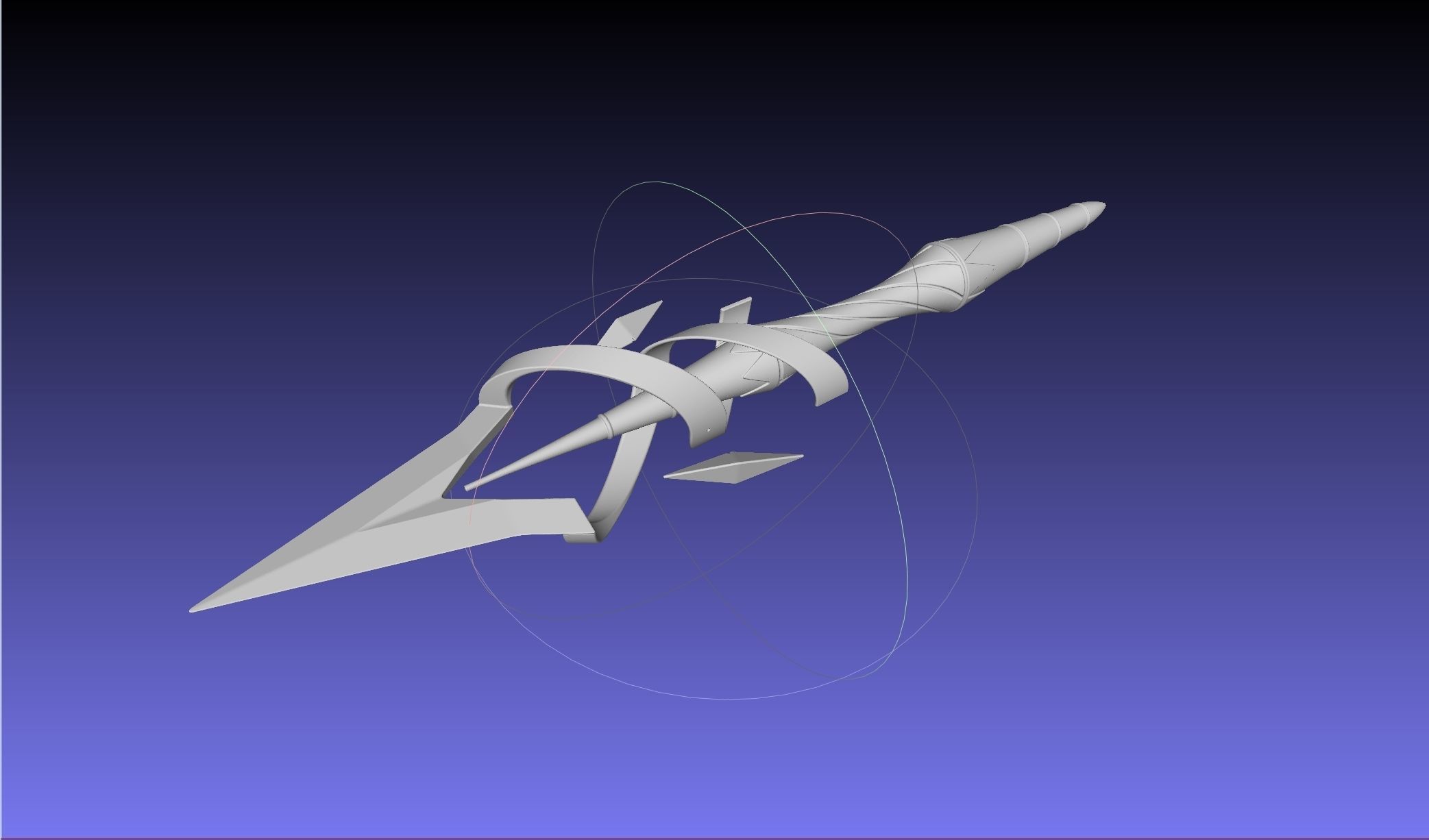 Fate Grand Order Bradamante Lance Printable Assembly 3D print model_1