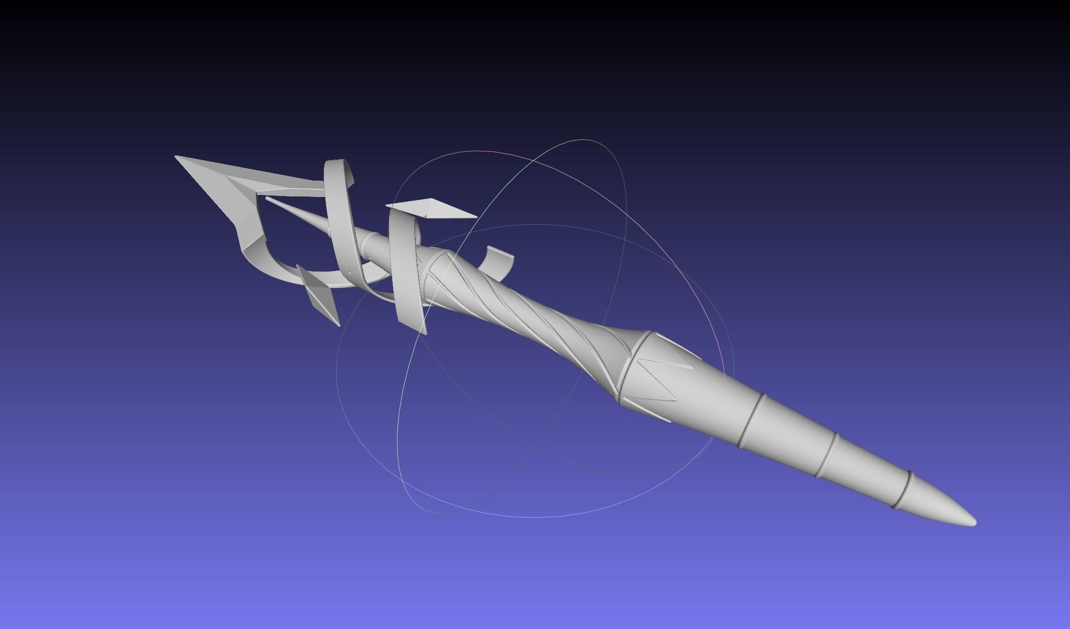 Fate Grand Order Bradamante Lance Printable Assembly 3D print model_3