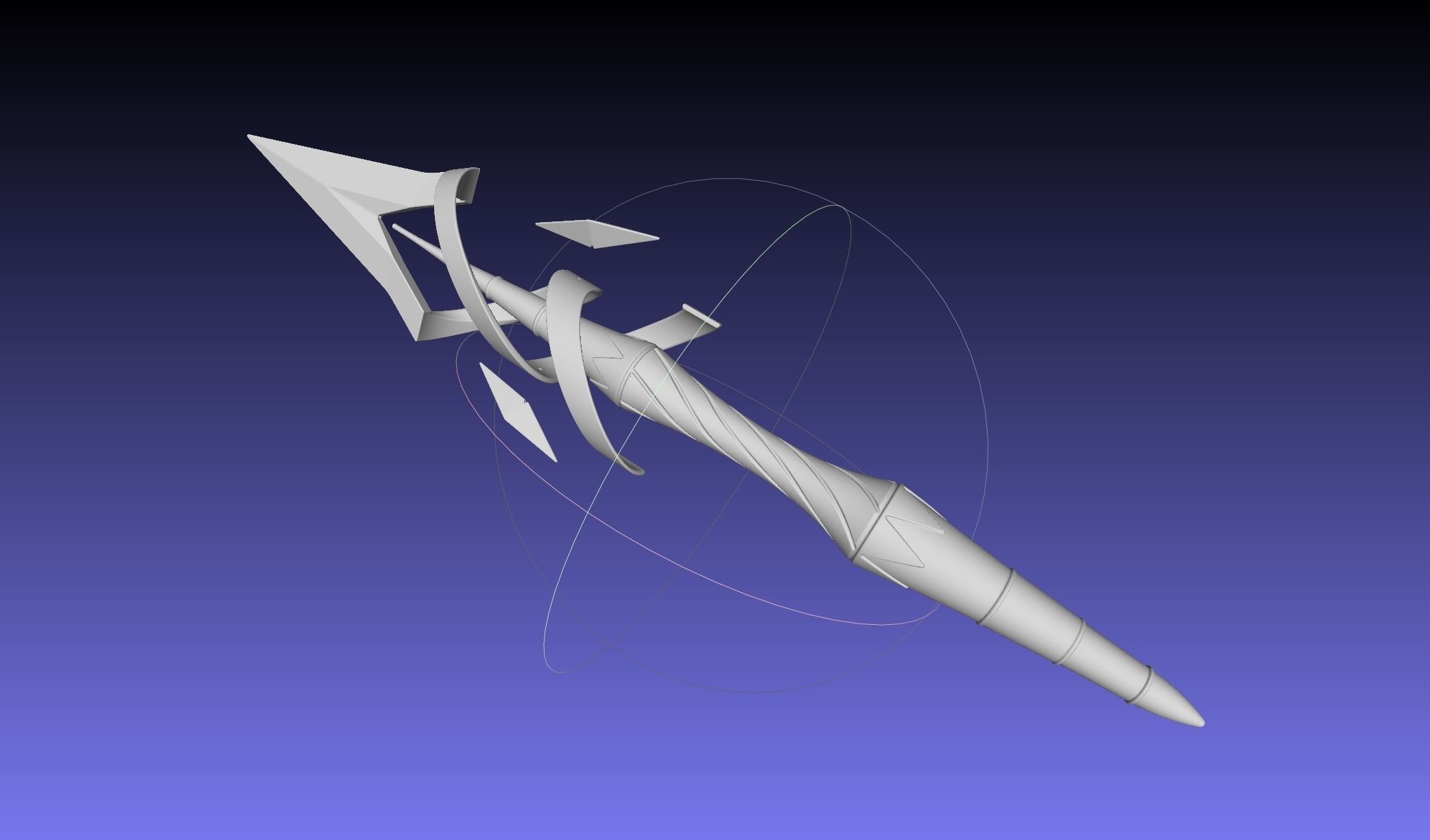 Fate Grand Order Bradamante Lance Printable Assembly 3D print model_31