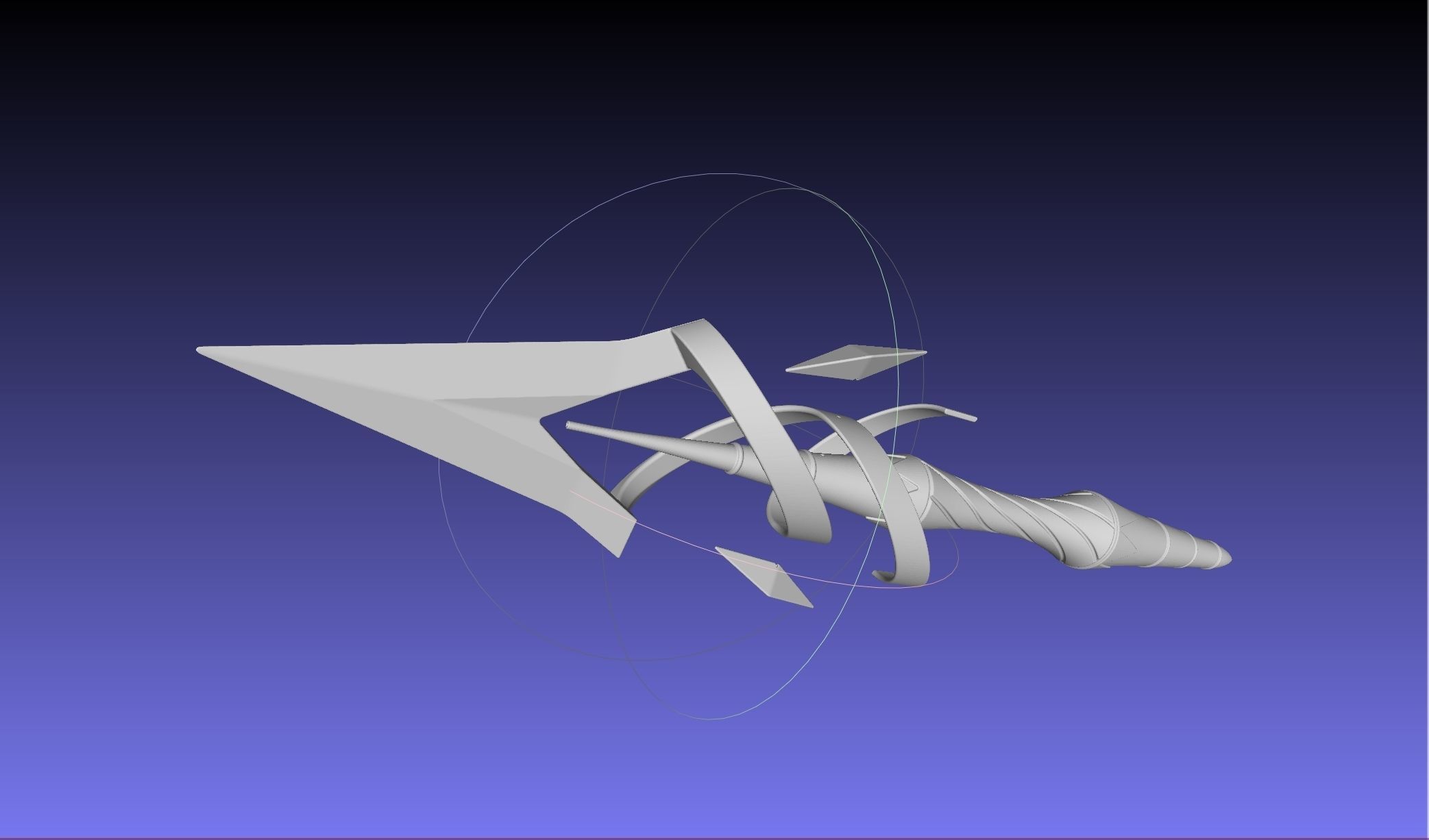 Fate Grand Order Bradamante Lance Printable Assembly 3D print model_30