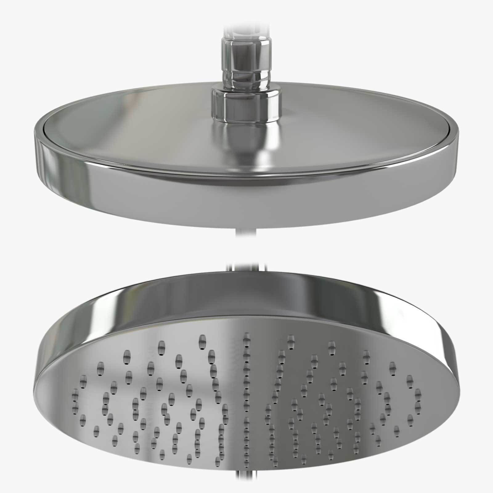 Bathroom mixer set BLACK and WHITE 3D model_5