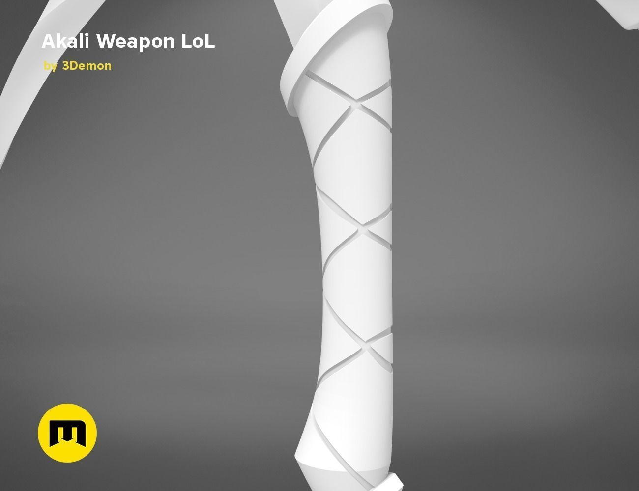 Akali Weapons 3D PRINT MODEL 3D print model_3