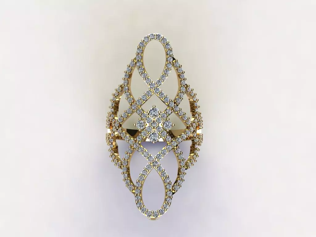 Light Design Woman Ring 3D print model