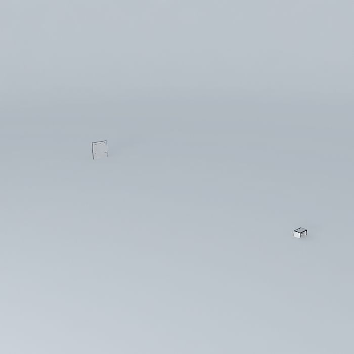 Expositor03 square in middle of field Free 3D model_3