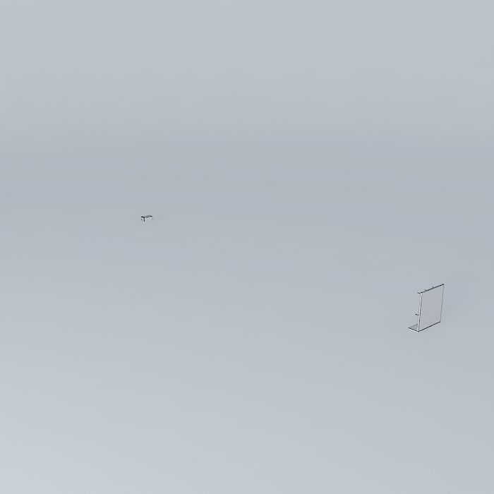 Expositor03 square in middle of field Free 3D model_4