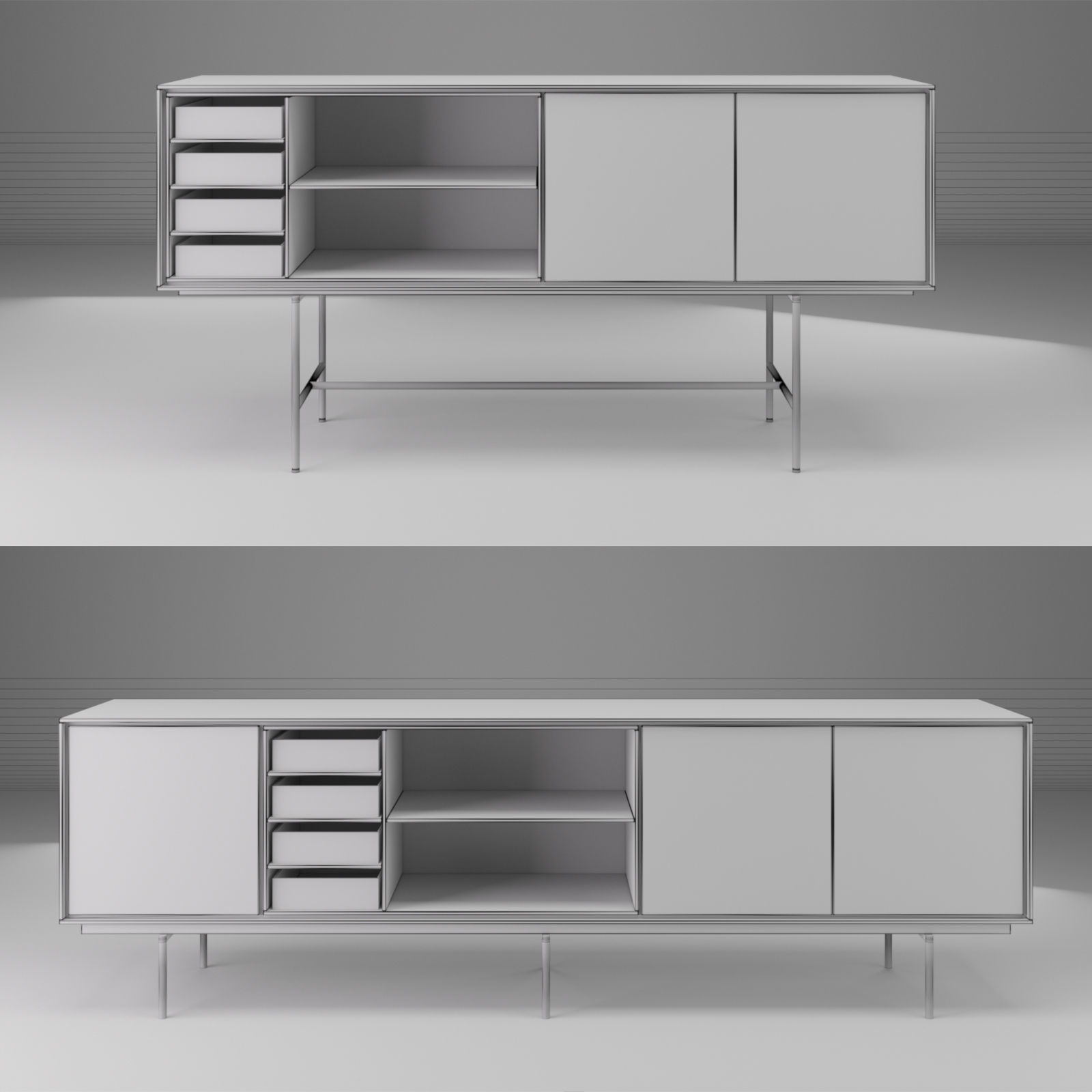 Aura Sideboard by Treku 3D model_2