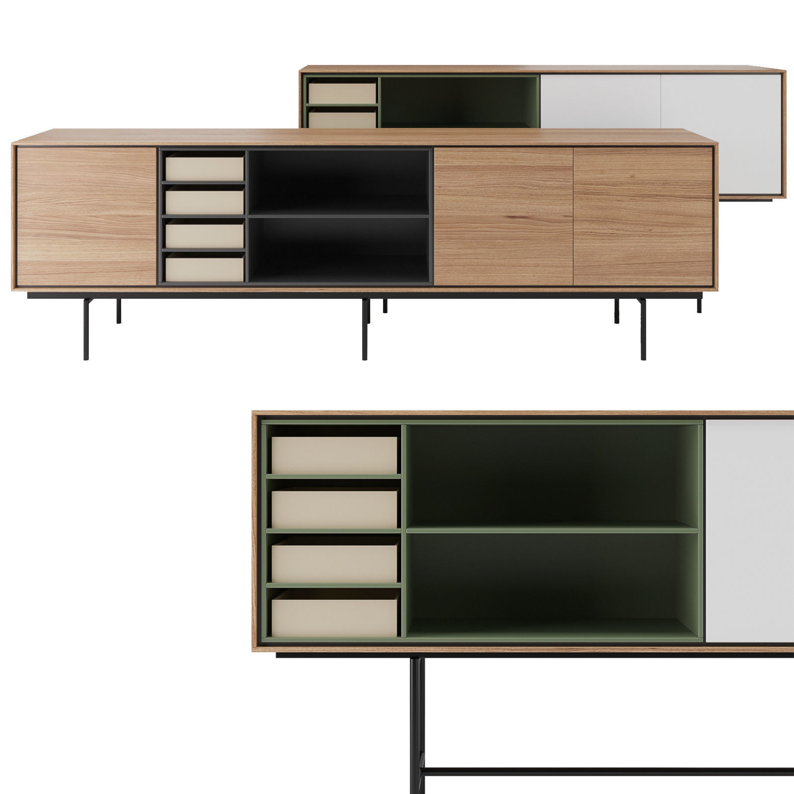 Aura Sideboard by Treku 3D model_1