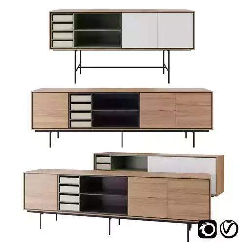 Aura Sideboard by Treku 3D model