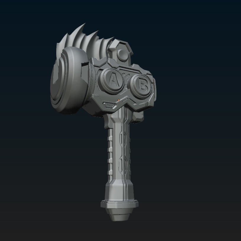 Kamen Rider Ex-aid Gashacon Weapons Set 3D print model_1