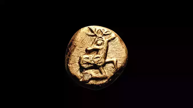 Ephesus Electrum Coin 3D model