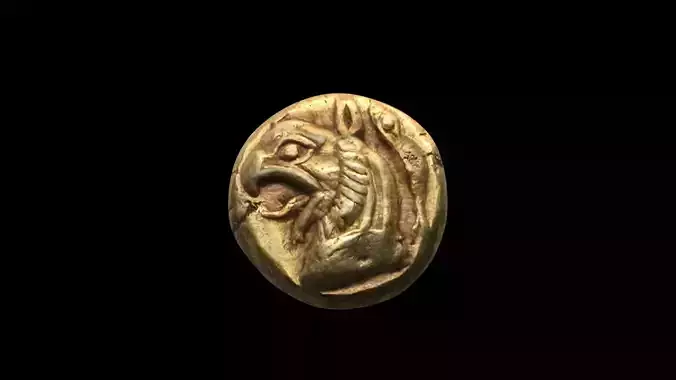 Phocaean Coin 3D model