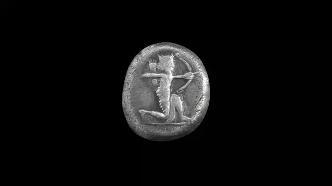 Persian Coin 3D model