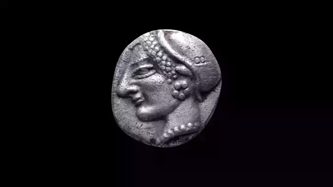 Lydian Coin 3D model