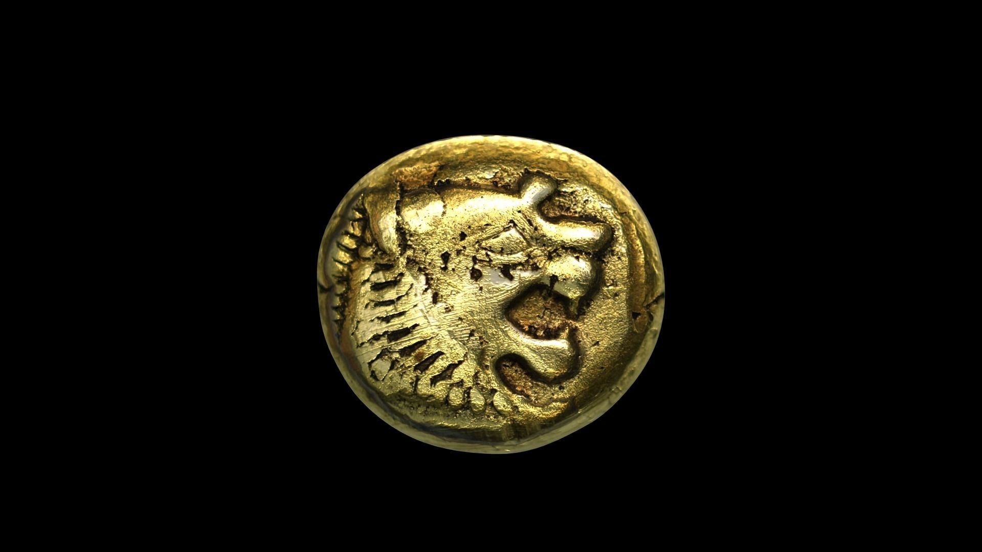 Ancient Coin 3D model_2