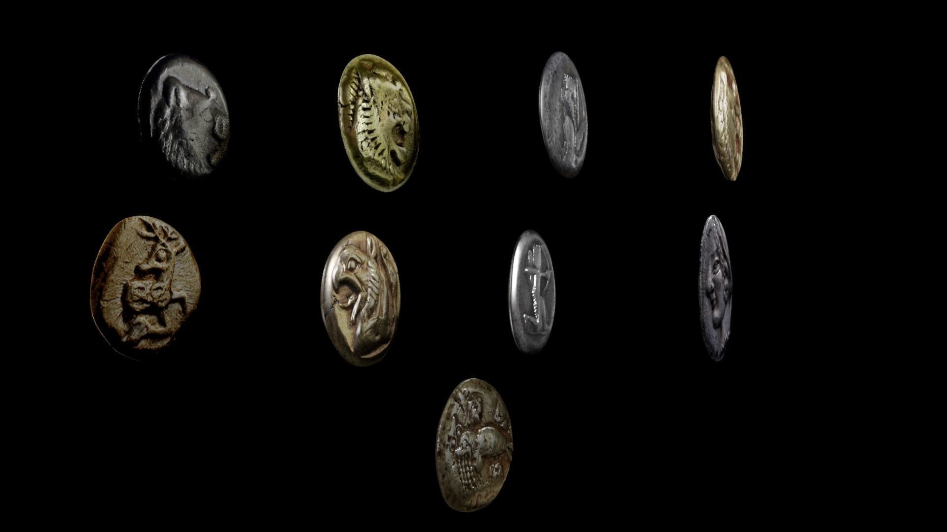 Ancient Coin 3D model_1