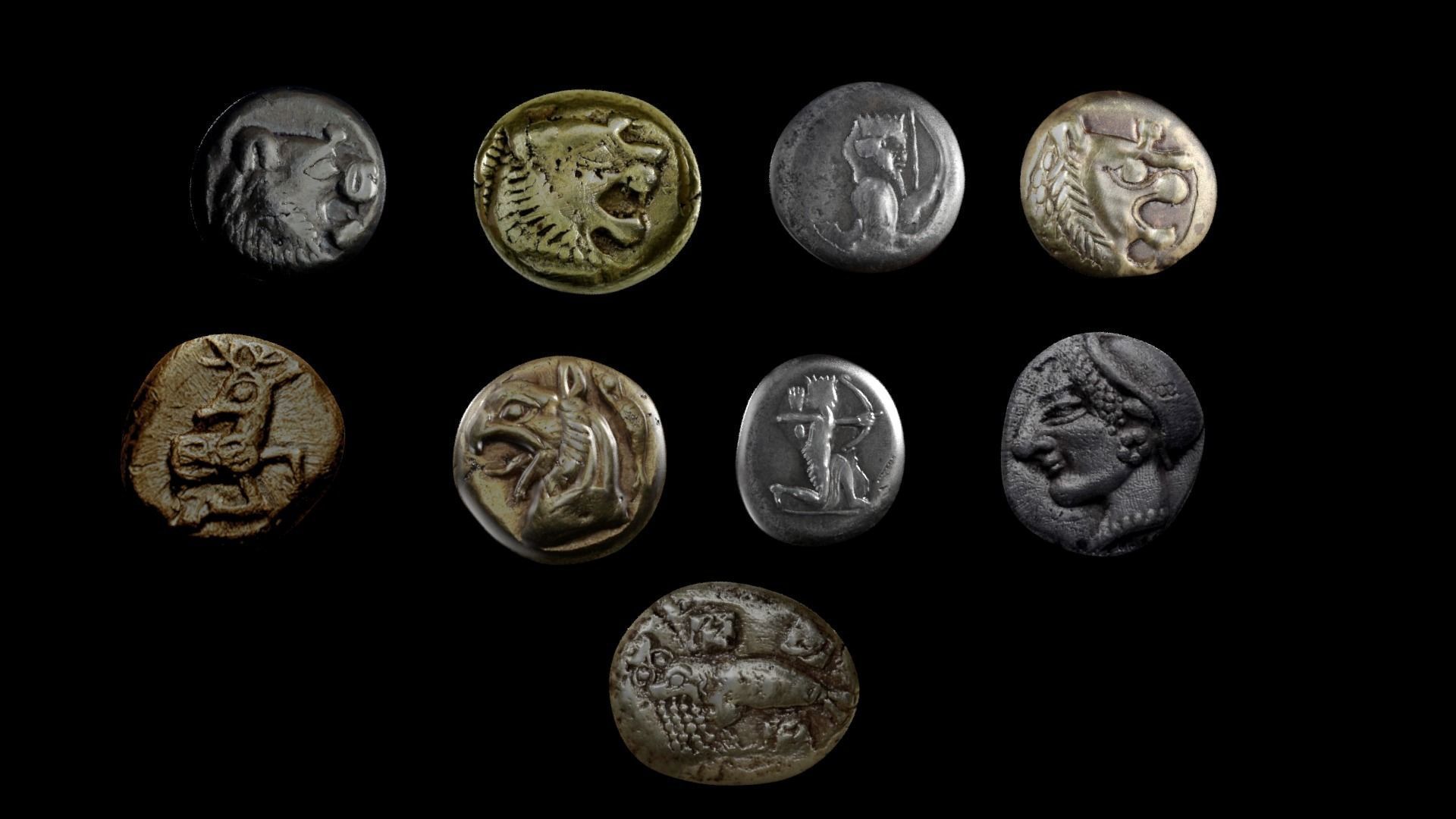 Ancient Coin 3D model_9