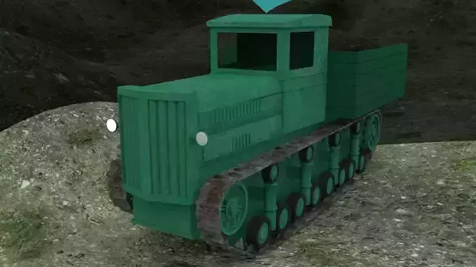 Tractor Comintern 3D model