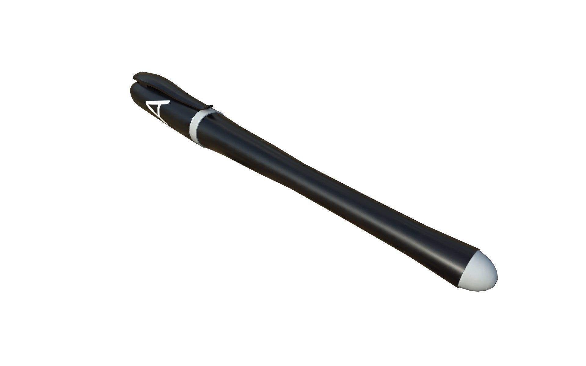 Ballpoint Pen Low-poly 3D model_1