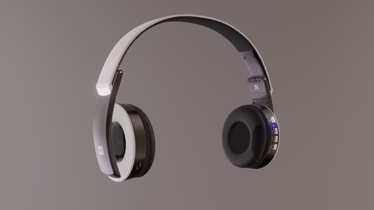 Headphones HARPER HB-400  3D model_3