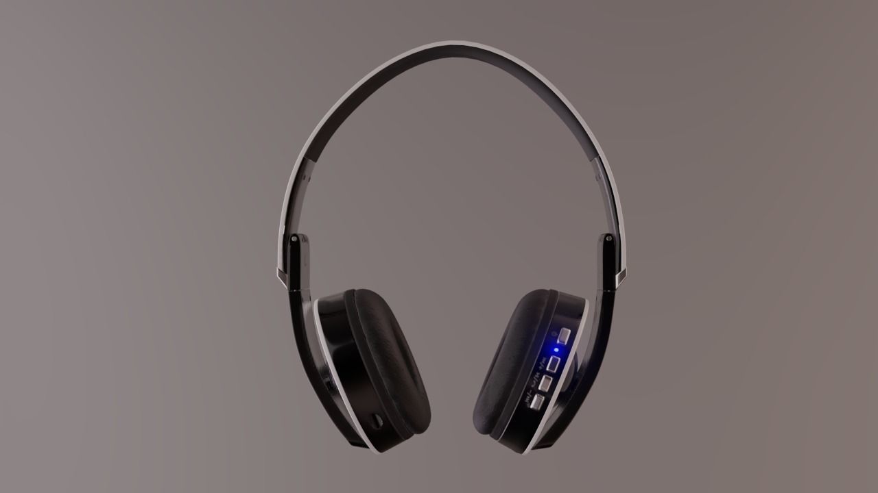 Headphones HARPER HB-400  3D model_2