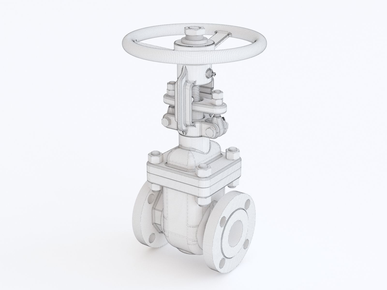 Valve 16 3D model_1