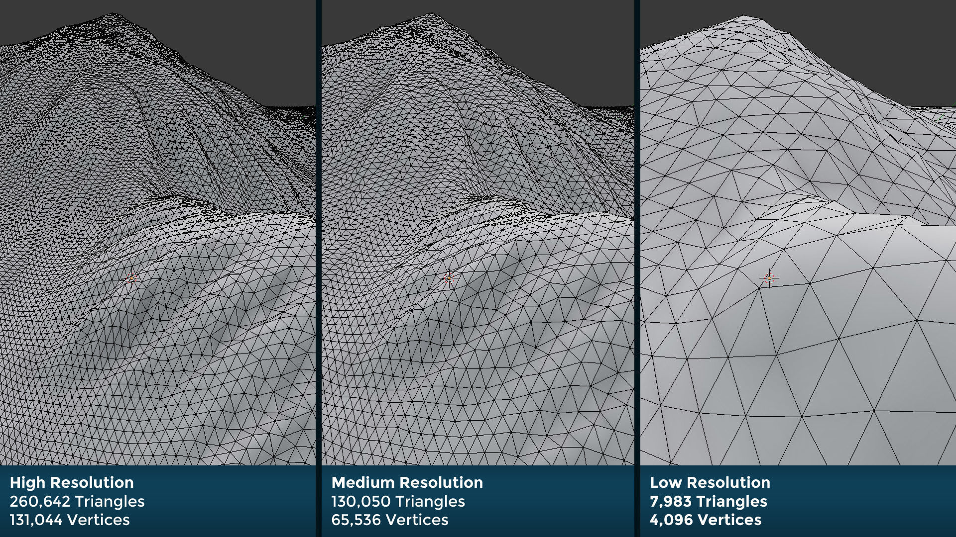 Snowy Mountain Low-poly 3D model_5