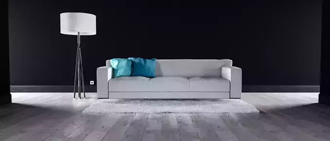 Sofa set - Interior Furniture 03 3D model