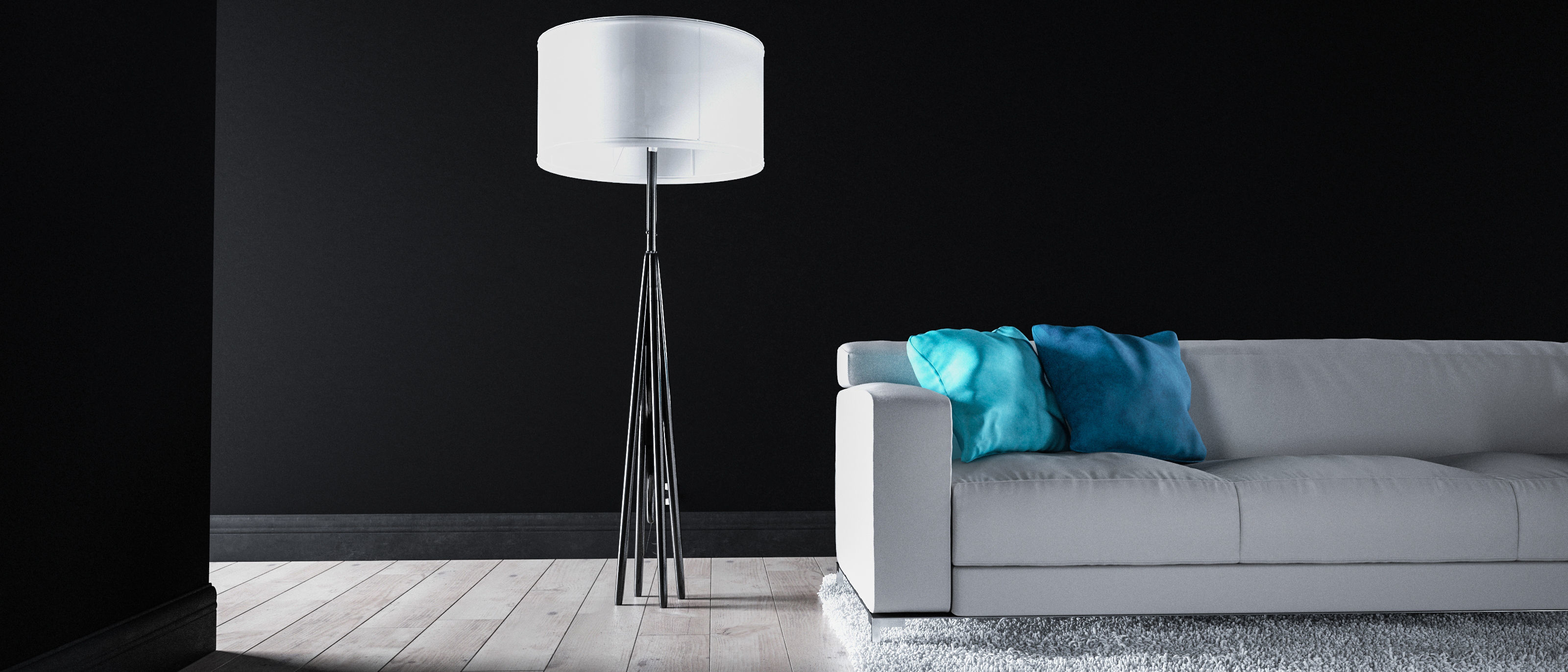 Sofa set - Interior Furniture 03 3D model_4