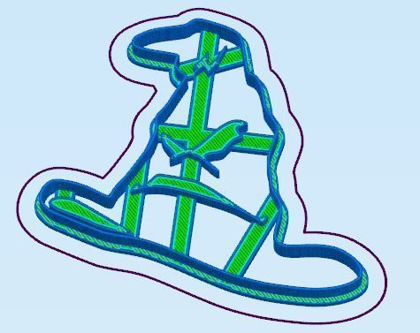 Harry Potter Cookie Cutter Set 3D print model_5