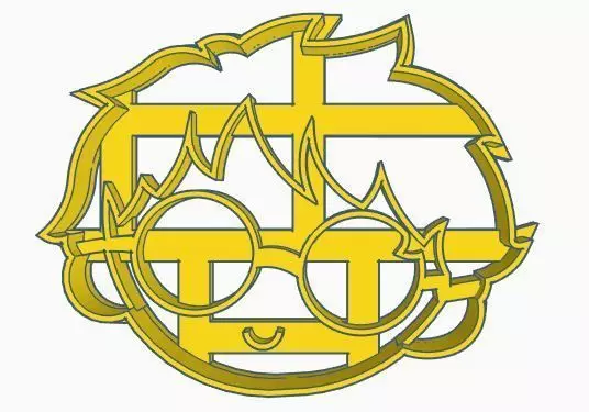 Harry Potter Cookie Cutter Set 3D print model_0