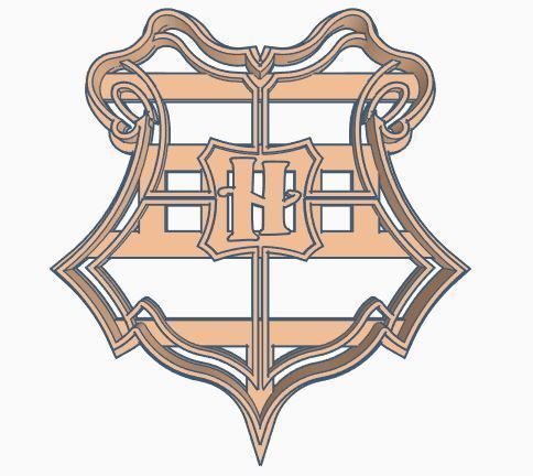 Harry Potter Cookie Cutter Set 3D print model_2