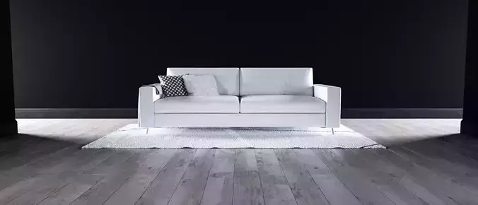 Sofa set - Interior Furniture 04 3D model