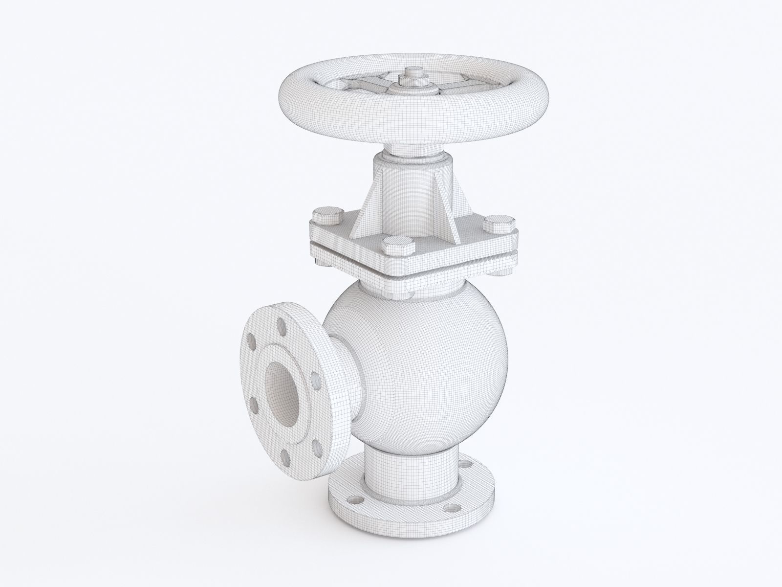Valve 19 3D model_1