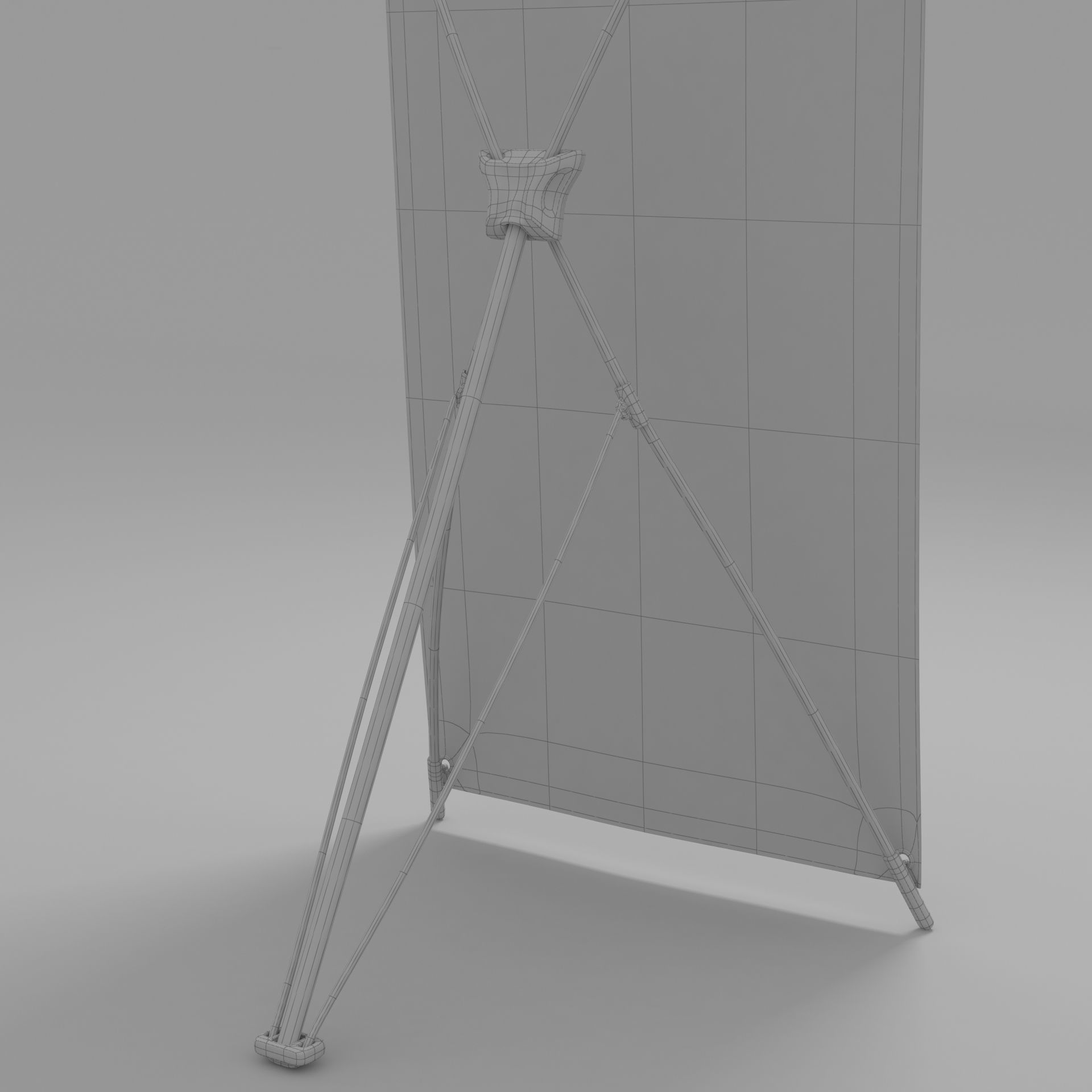 Standee exhibition 01 3D model_11