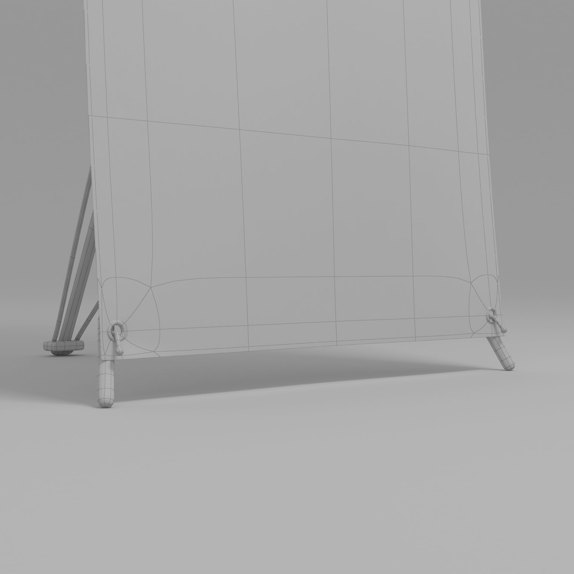 Standee exhibition 01 3D model_10