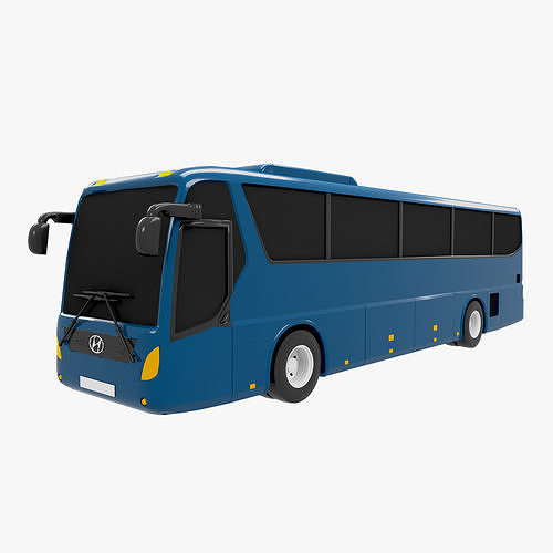 bus hyundai universe 3D model