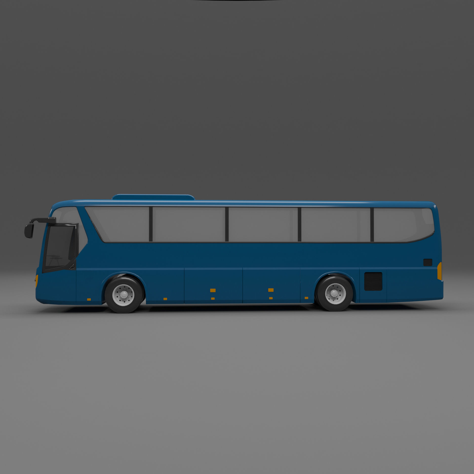 bus hyundai universe 3D model_2