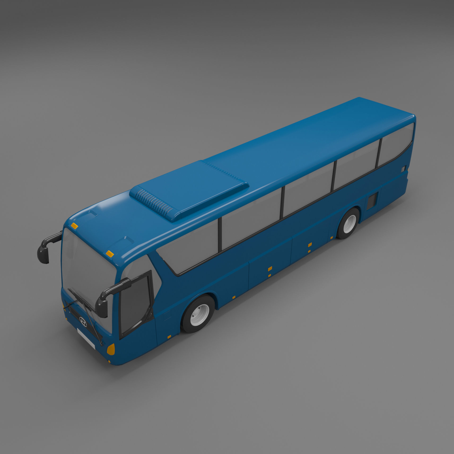 bus hyundai universe 3D model_4